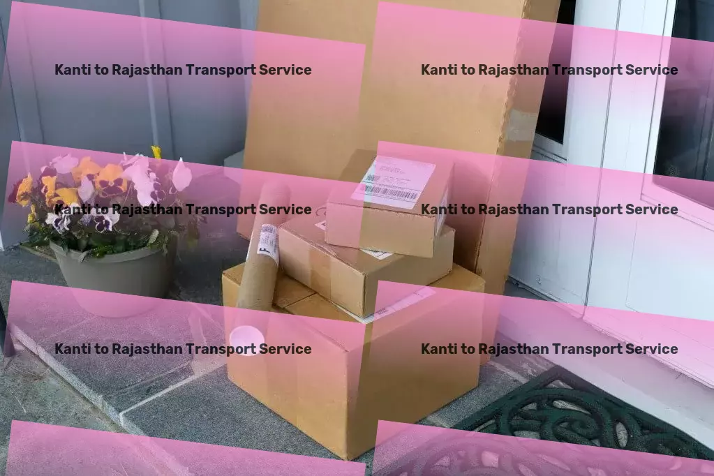 Kanti to Rajasthan Bike Transport And Scooty Courier Express freight logistics