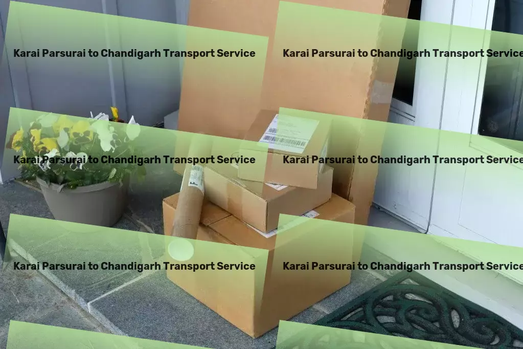 Karai Parsurai to Chandigarh Luggage Courier Agricultural goods transport